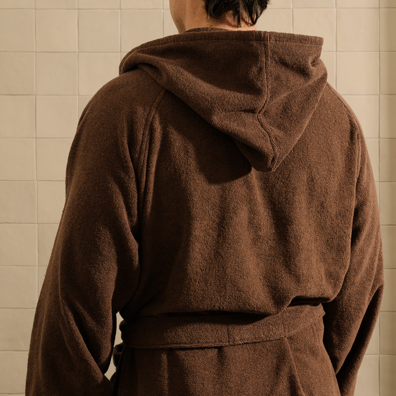 Sport-Bademantel mit Kapuze
- S- Ebenholz- Baumwolle - Dalfilo