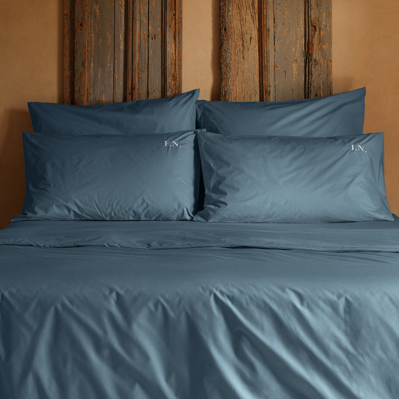 Baumwolle Bettbezug
- 135x200 cm- Denim- Perkal - Dalfilo
